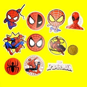3/$20 Brand New 10x Waterproof Spiderman Stickers